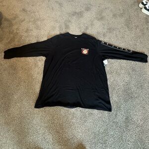 4 XL Black Long Sleeve Graphic Tee NWT